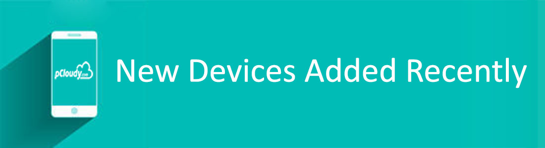 New Devices Added Recently On Our Platform