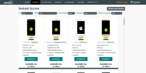 mobile app testing platform