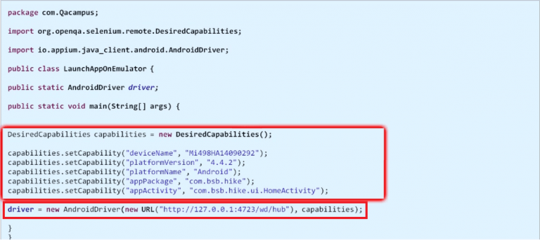 appium server address appium server address