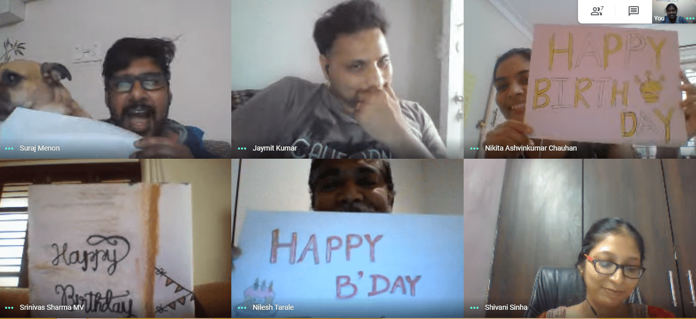 virtual birthday