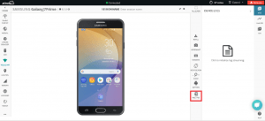 Click on the inject file icon