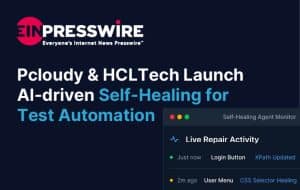 pcloudy hcltech launch an ai-based self-healing test automation