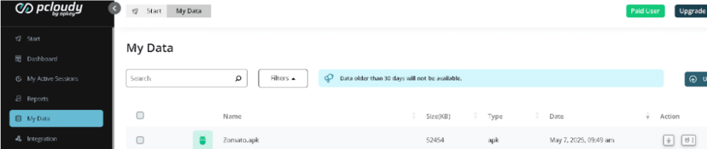 mydata