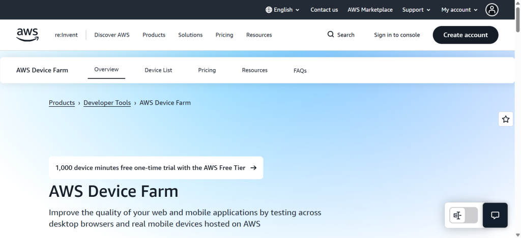 aws device farm