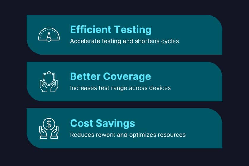 benefits of mobile automation testing tools