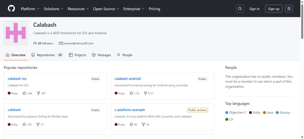 calabash-github