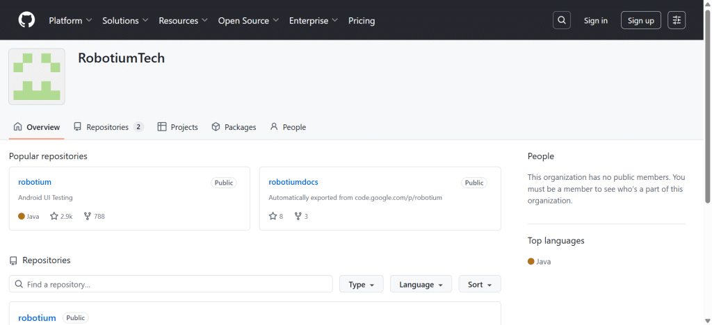 robotiumtech-github