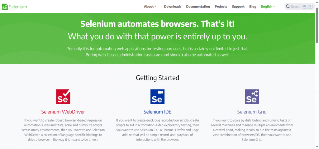 selenium automation framework