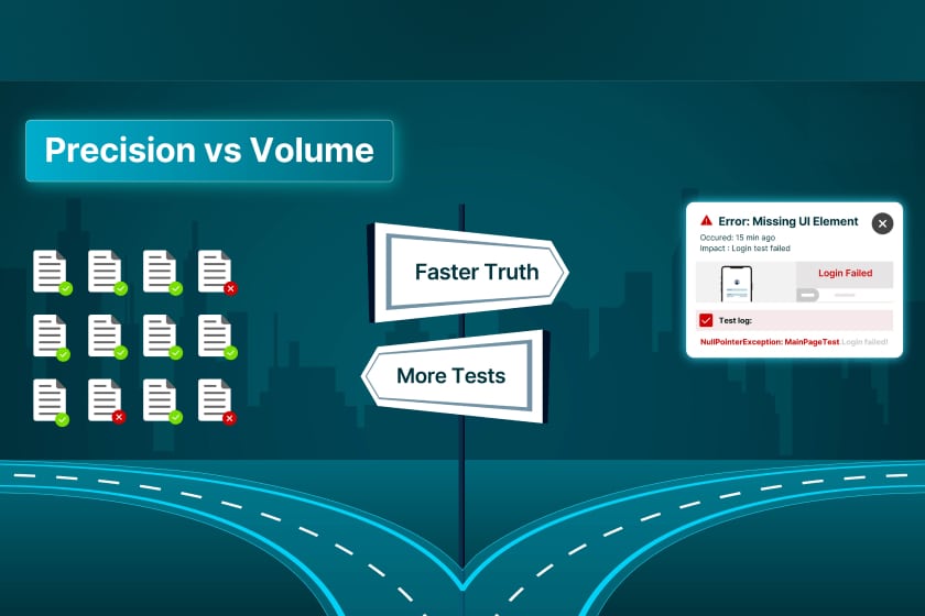 From "More Tests" to "Faster Truth"